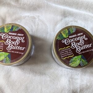 Trader Joe's Coconut Body Butter - Cream and Brown